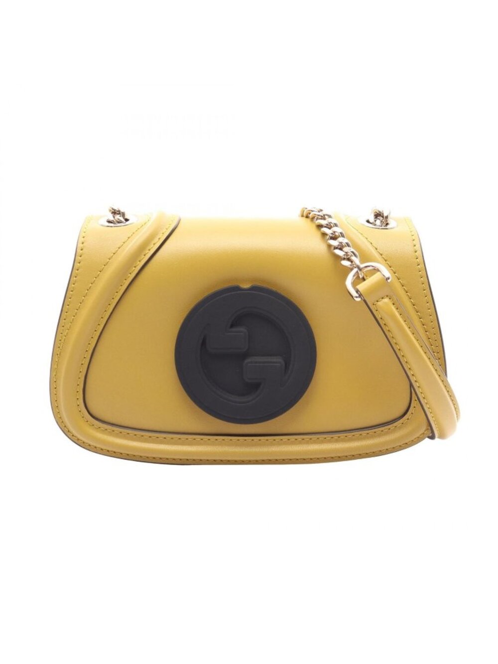 Gucci Shoulder Bag Blanc Di Master Black Leather Rubber Di Small